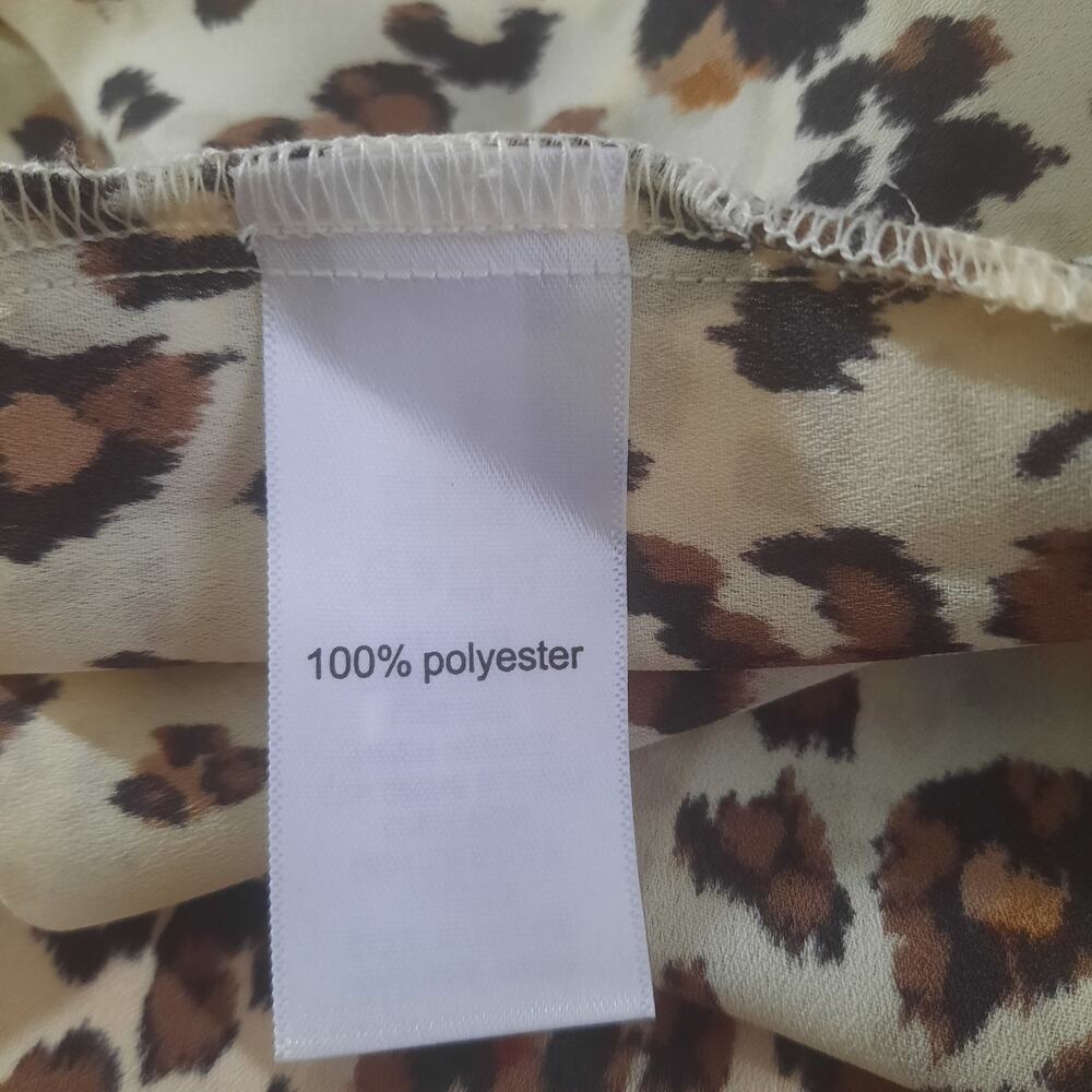 Maurices Winona Leopard Print Button Down Womens … - image 5